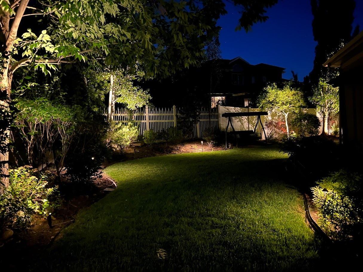 Outdoor Lighting by Scenic View Landscape